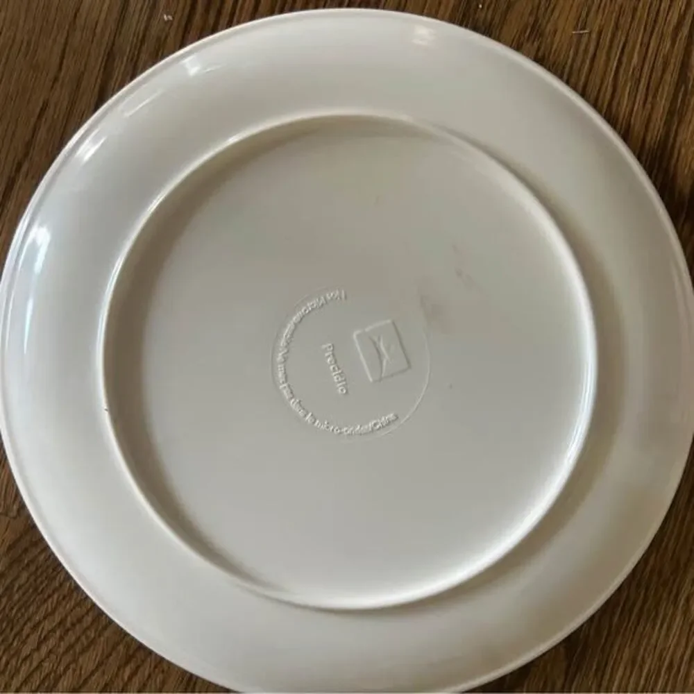 Precidio Melamine Dinner & Salad Plates; Green/Orange/Yellow (13 Total)